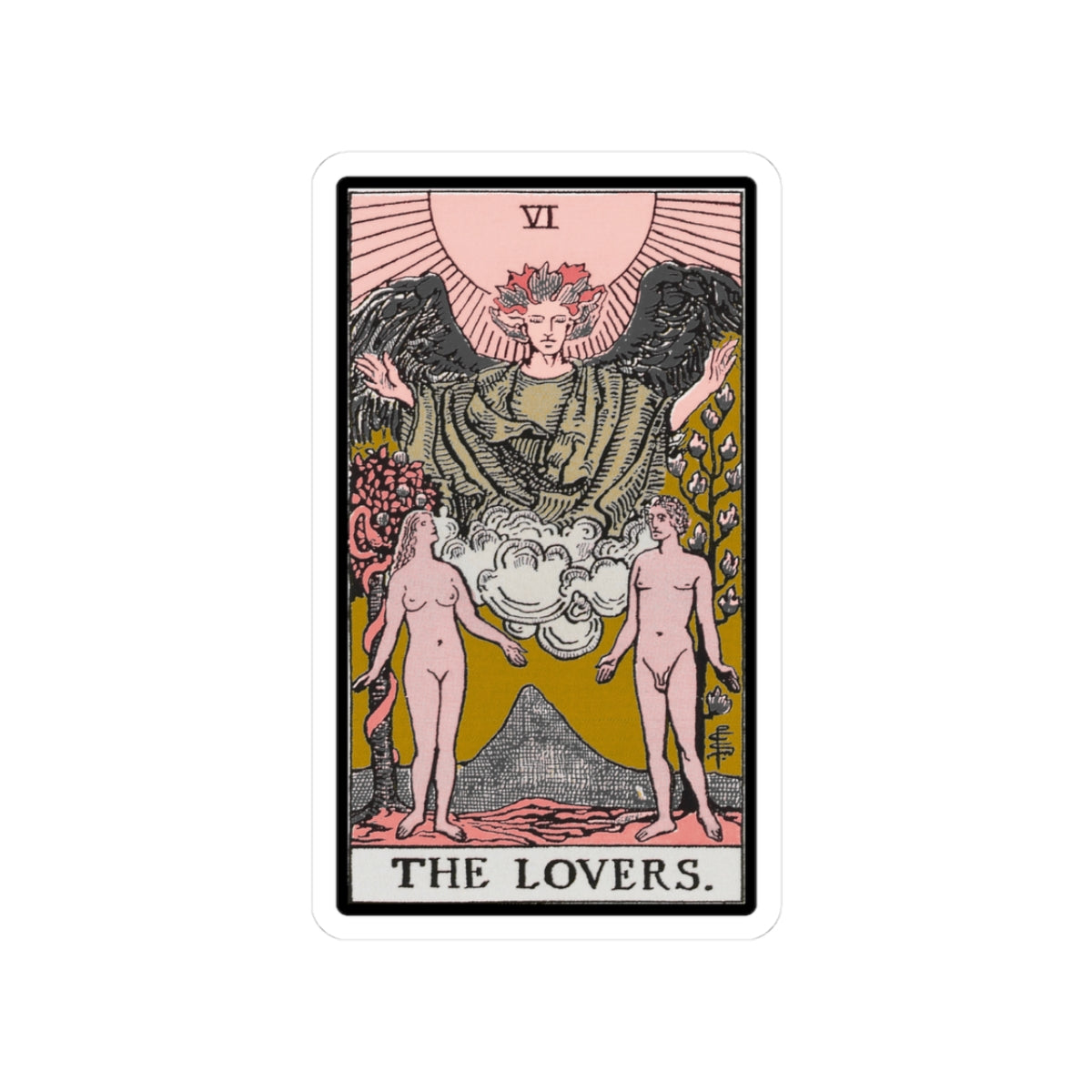 The Lovers Tarot Sticker