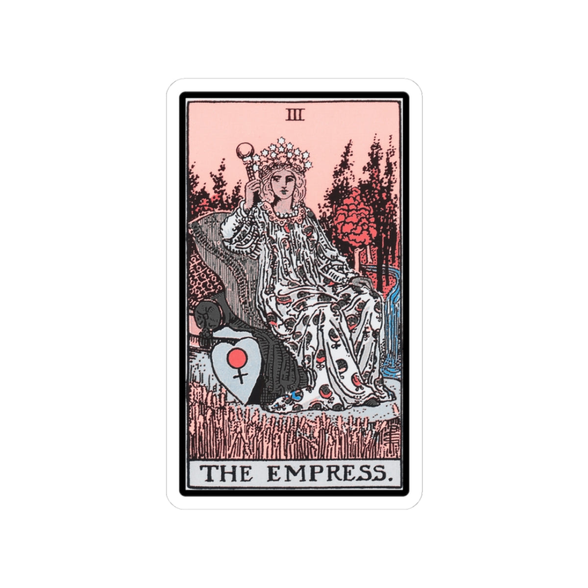Empress Tarot Sticker